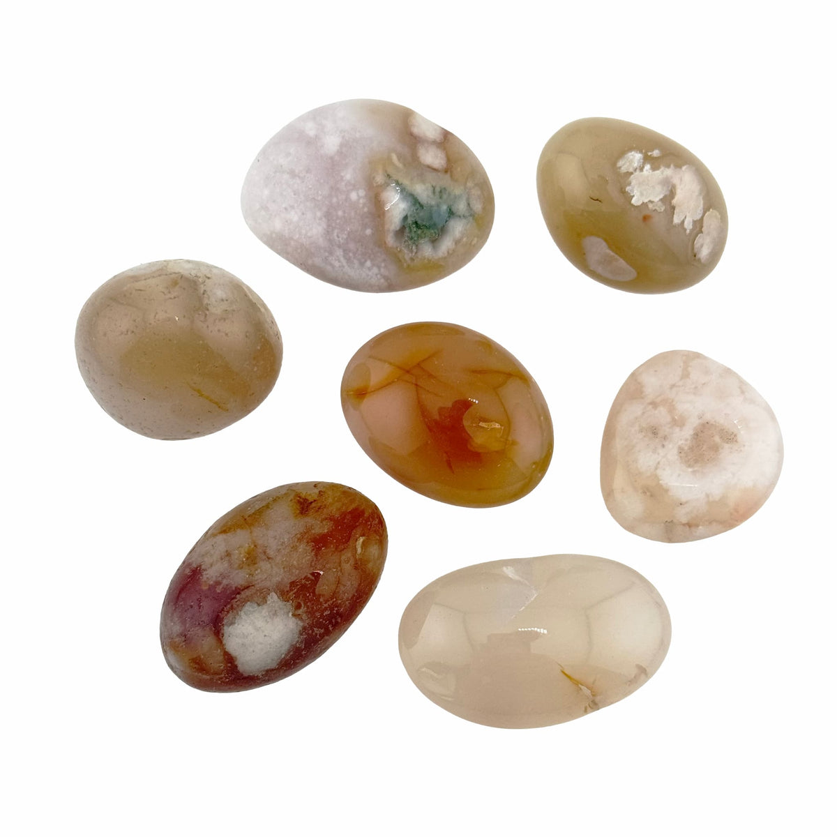 Flower Agate Tumble Stone