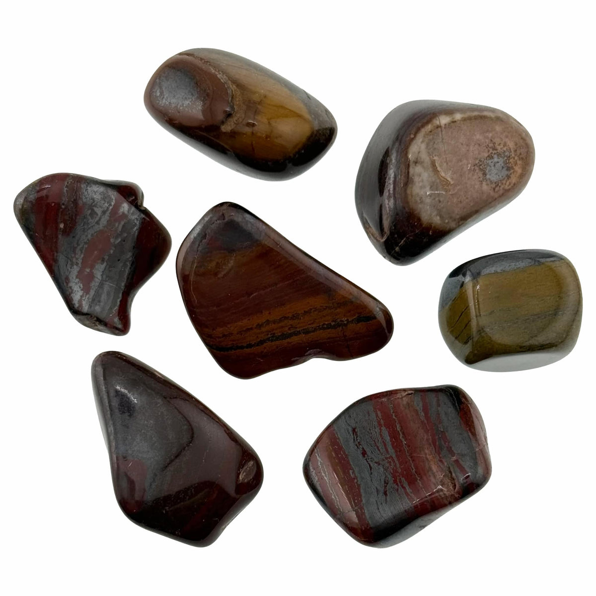tiger iron medium tumbled stone