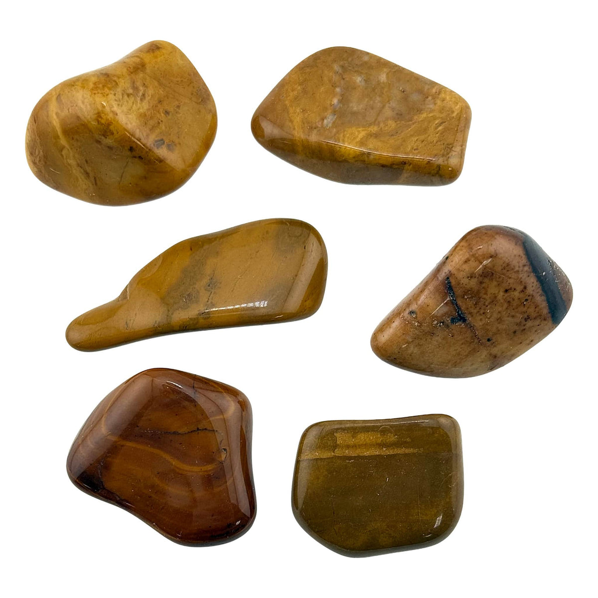 Yellow Jasper Tumbled Stones Large