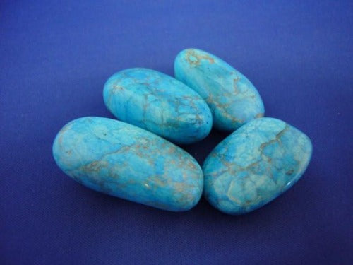 Blue Howlite Tumble Stones large