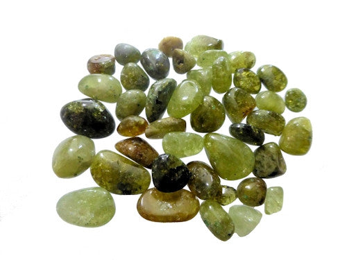 Green Garnet Tumble Stones
