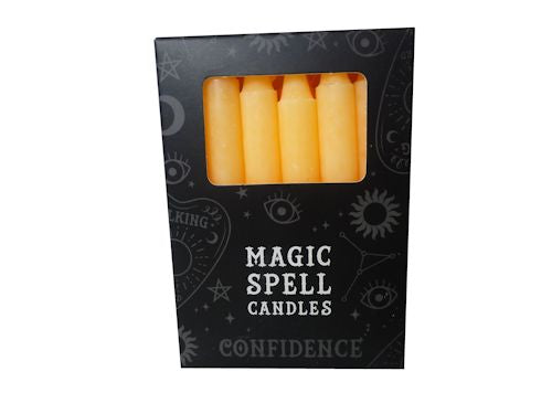 orange spell candle confidence