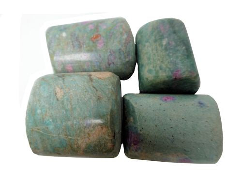 Ruby in Fuchsite Tumbled Stones