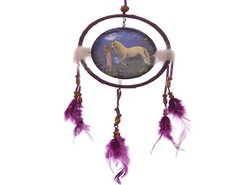 unicorn garden dream catcher
