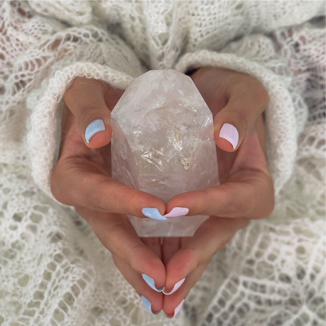 Spiritual protection crystals and smudging for the home