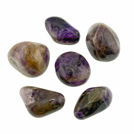 Amethyst Tumbled Stones Large Dark