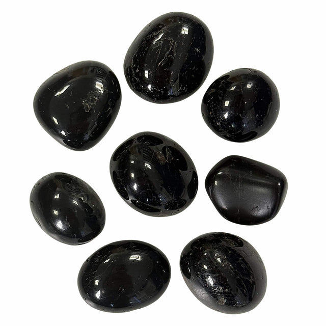 Black Tourmaline Tumble Stones Medium