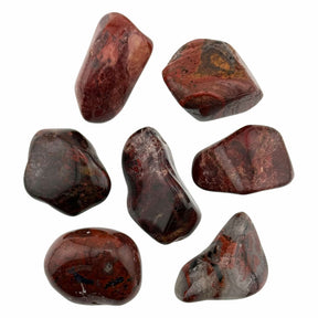 Brecciated Red Jasper Tumbled Stones