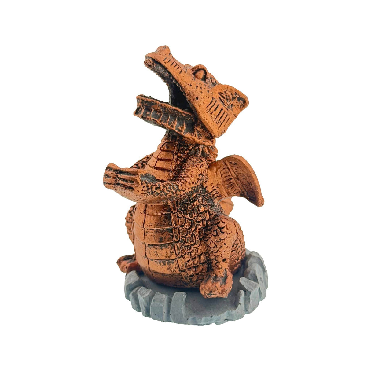 Copper Dragon Cone Incense Burner