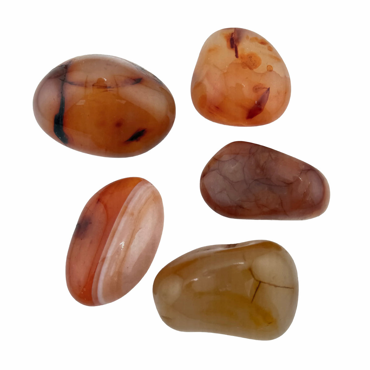 Carnelian Tumble Stones Large