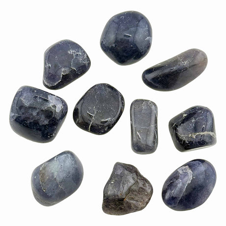 Iolite Tumbled Stones Medium