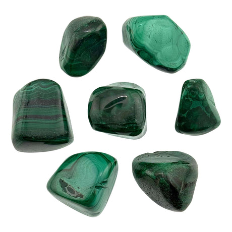 Malachite Tumble Stones Medium