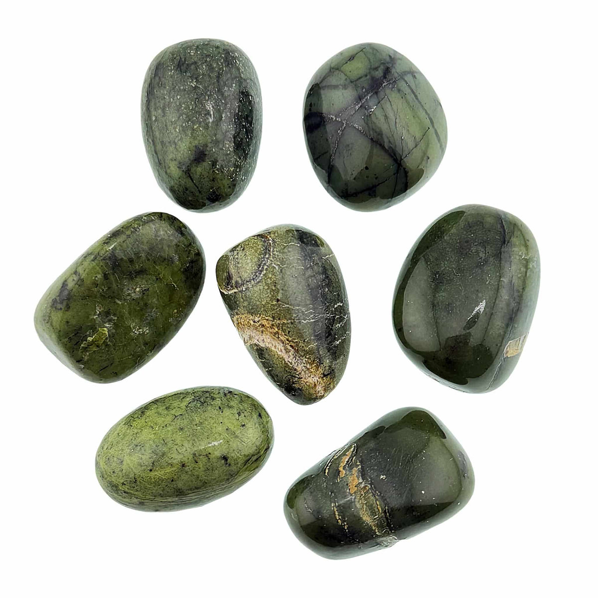 Nephrite Jade Tumbled Stones