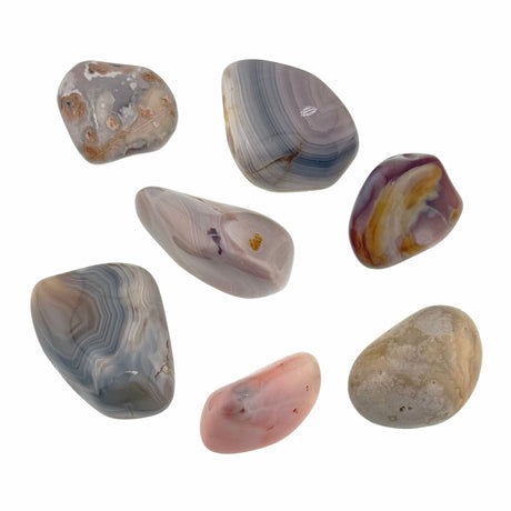 Pink Agate Tumbled Healing Crystals