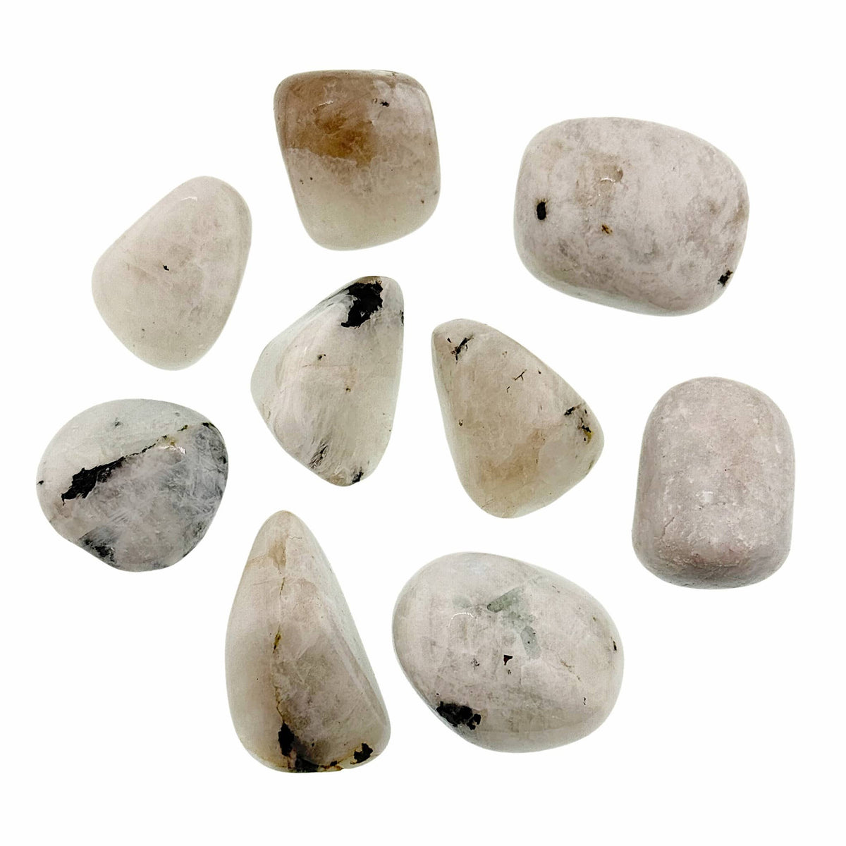 Rainbow Moonstone Tumble Stones