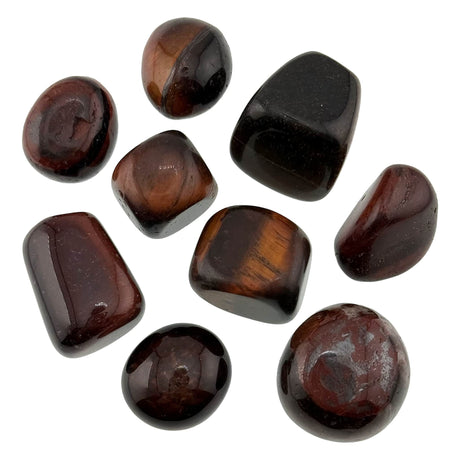 Red Tigers Eye Tumble Stones