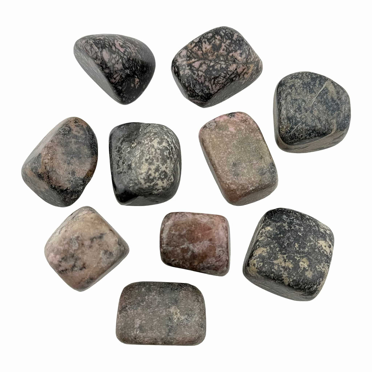 Rhodonite Tumbled Stones Medium
