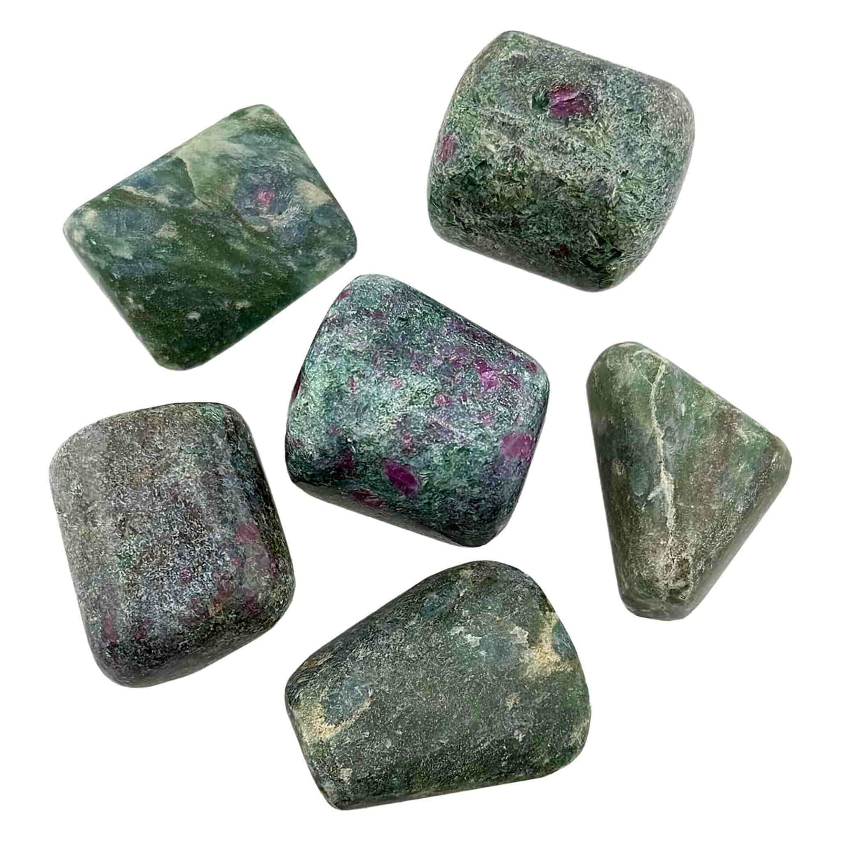 Ruby in Fuchsite Tumbled Stones