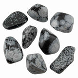 Snowflake Obsidian Tumble Stones Medium
