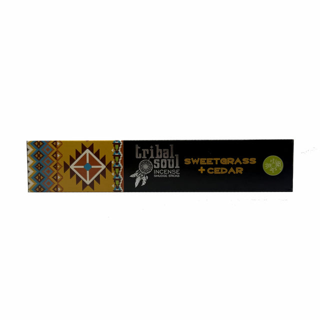 Tribal Soul sweetgrass and cedar incense sticks