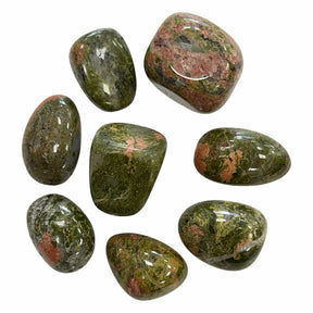 unakite medium tumbled stones