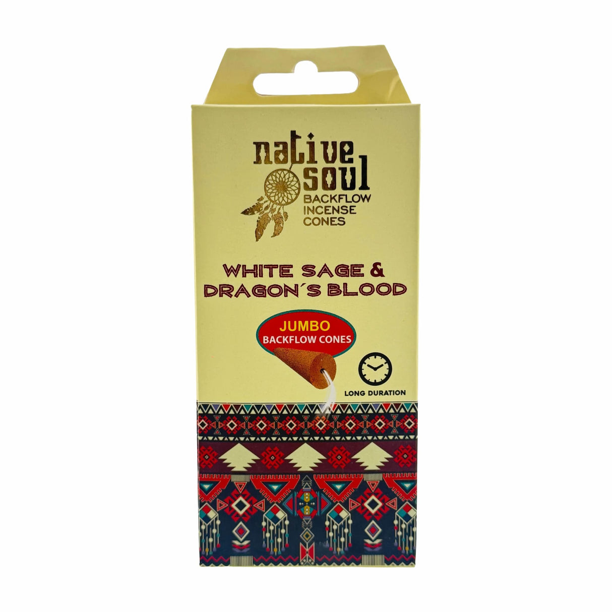 Native Soul white sage and dragons blood backflow incense cones