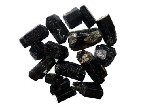 black tourmaline small rough