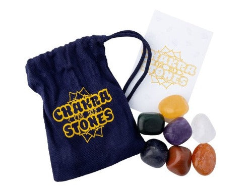 chakra set in velvet bag