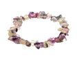 Fluorite chip bracelet