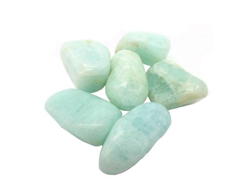 aquamarine tumbled stones