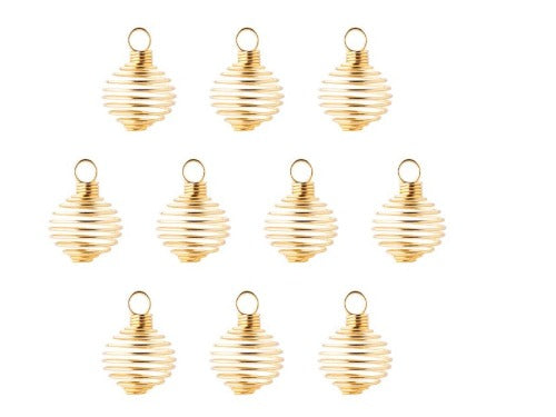 gold tumble stone cage