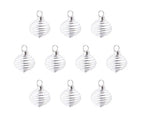 silver tumbled stone cage