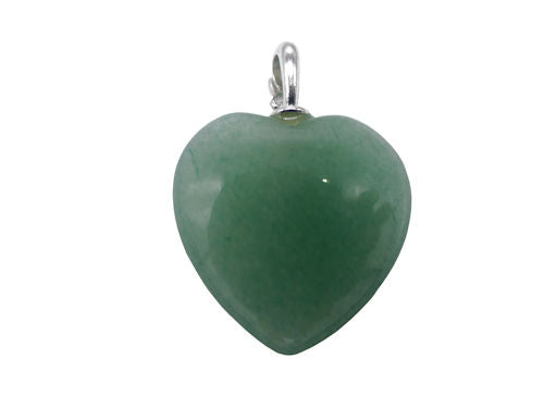 aventurine heart pendant