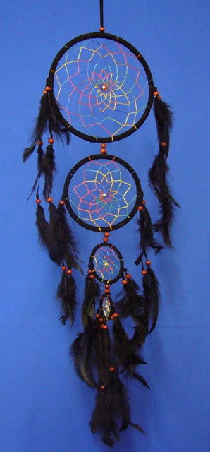 Large Black Dream Catcher 