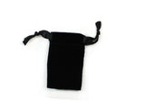 small black velvet bag