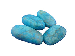 Blue Howlite Tumble Stones large