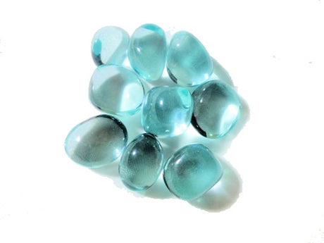 Blue Glass Obsidian Tumble Stones