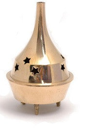 Brass Incense Cone Burne