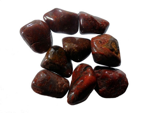 Brecciated Red Jasper Tumble Stone