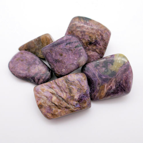 charoite tumbled stone
