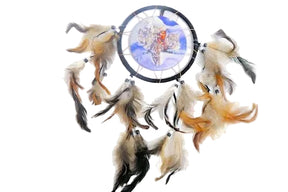Round Dream Catcher with Animal Spirit Guides