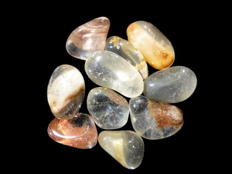 Quartz with Chlorite Tumbled Stones