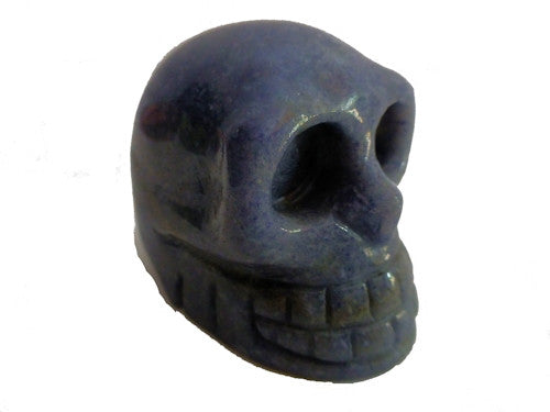 Dumortierite Crystal Skull