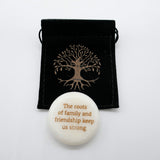 tree of life agate crystal back
