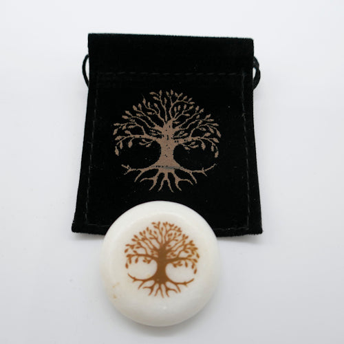 tree of life agate crystal front