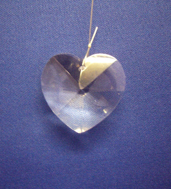Hanging Crystal Heart