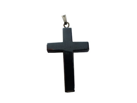 Hematite Cross Pendant