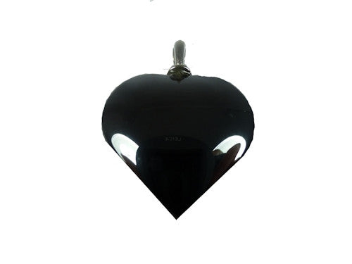 Hematite  Heart Pendant small
