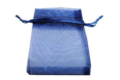 Midnight Blue Organza Bag