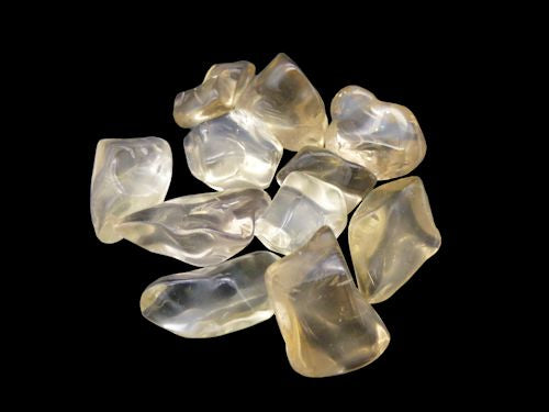 citrine natural tumbled stone